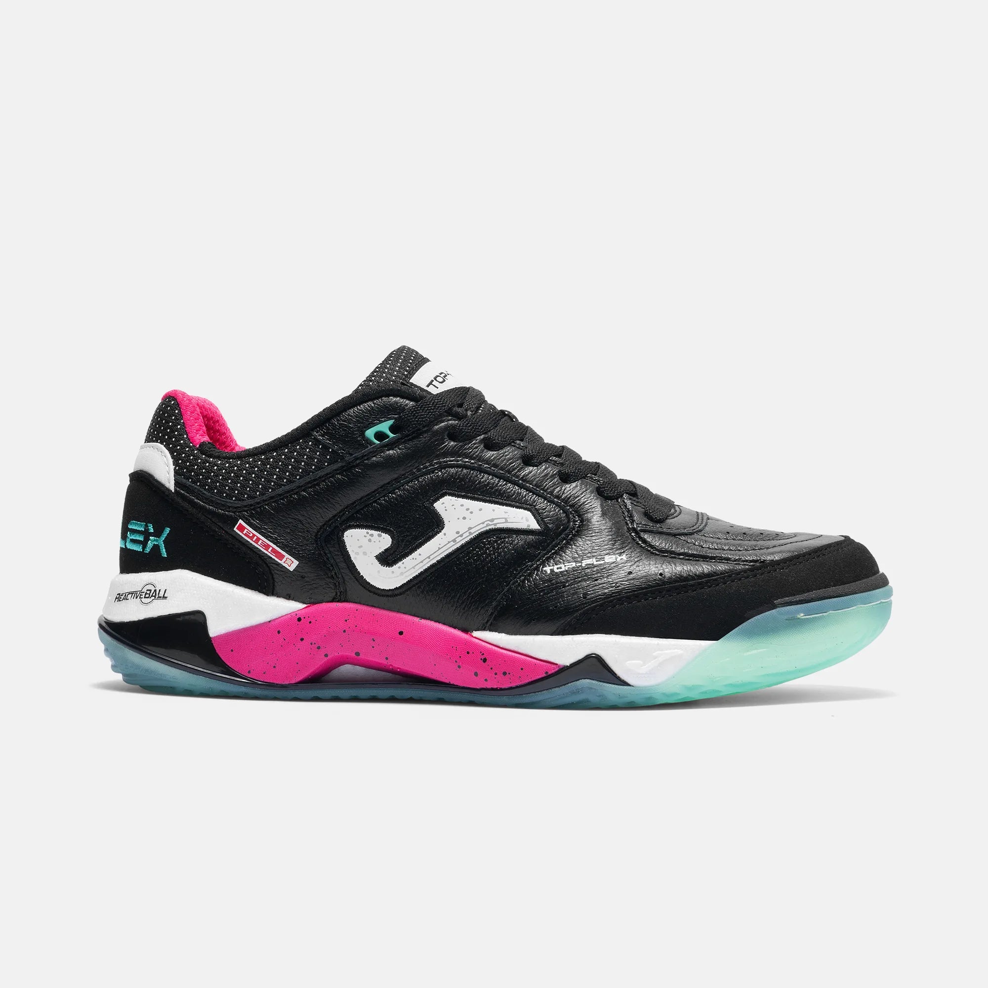 Top Flex Plus Negro Fucsia