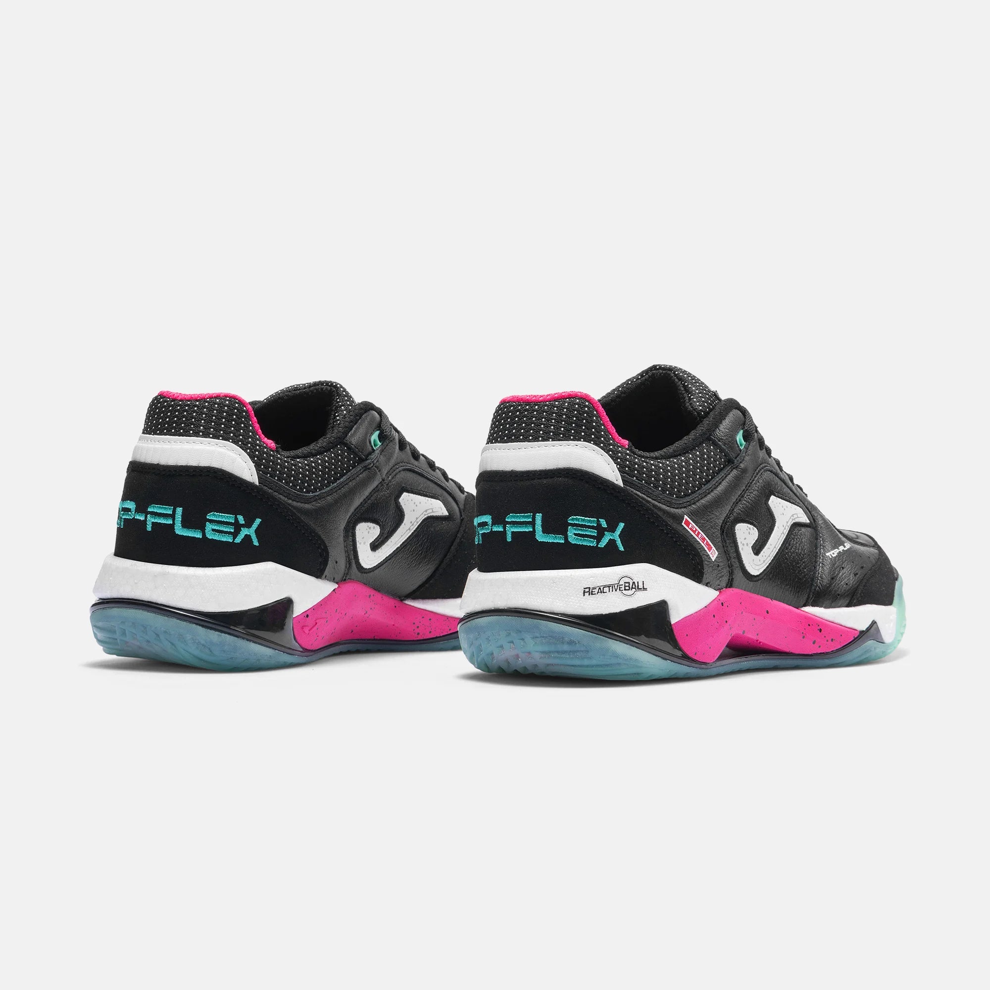 Top Flex Plus Negro Fucsia