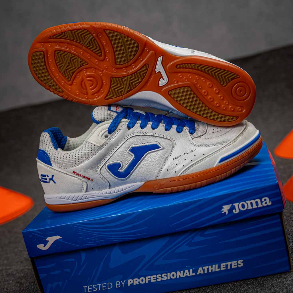 Top Flex Blanco Azul