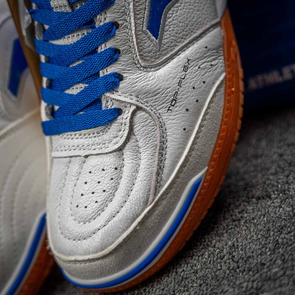 Top Flex Blanco Azul