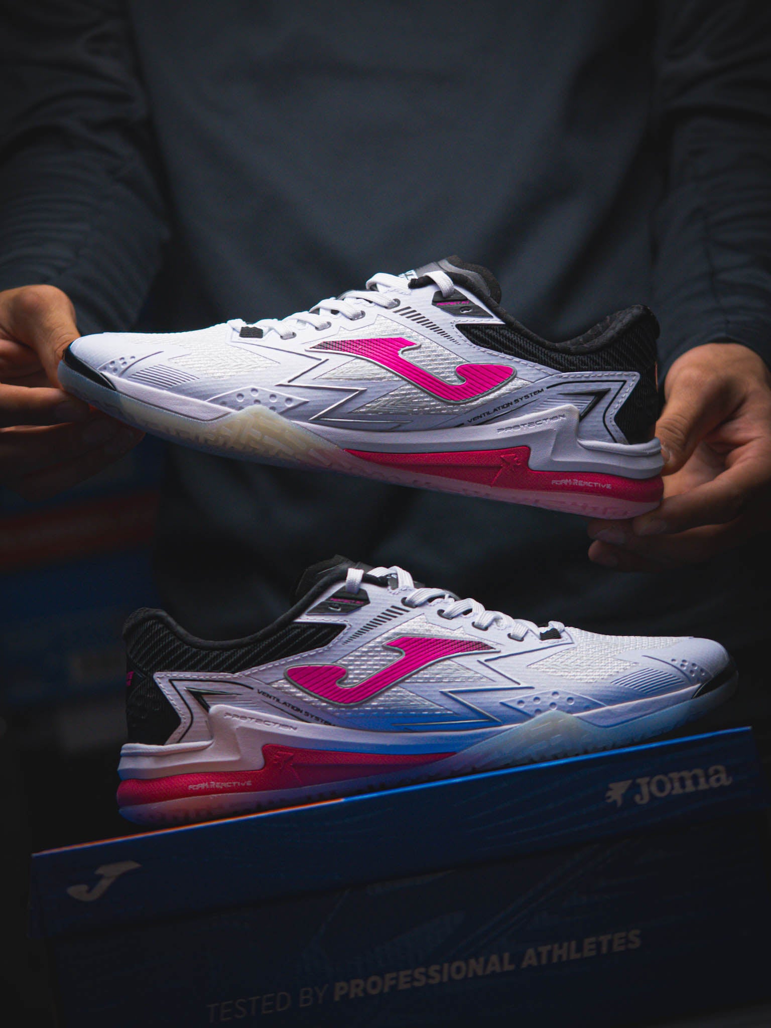 Regate Reactive Blanco Fucsia