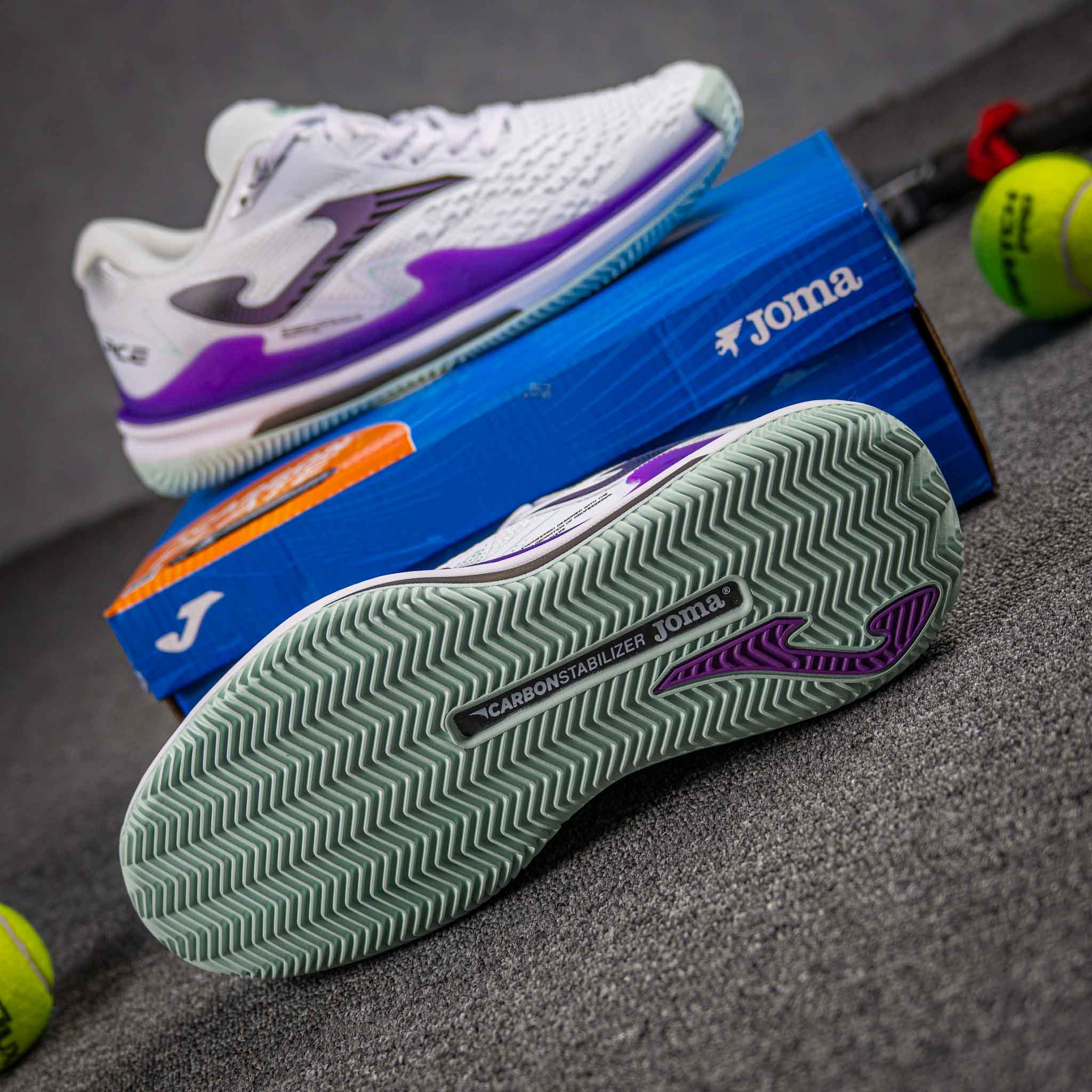 Ace LMujer Blanco Morado