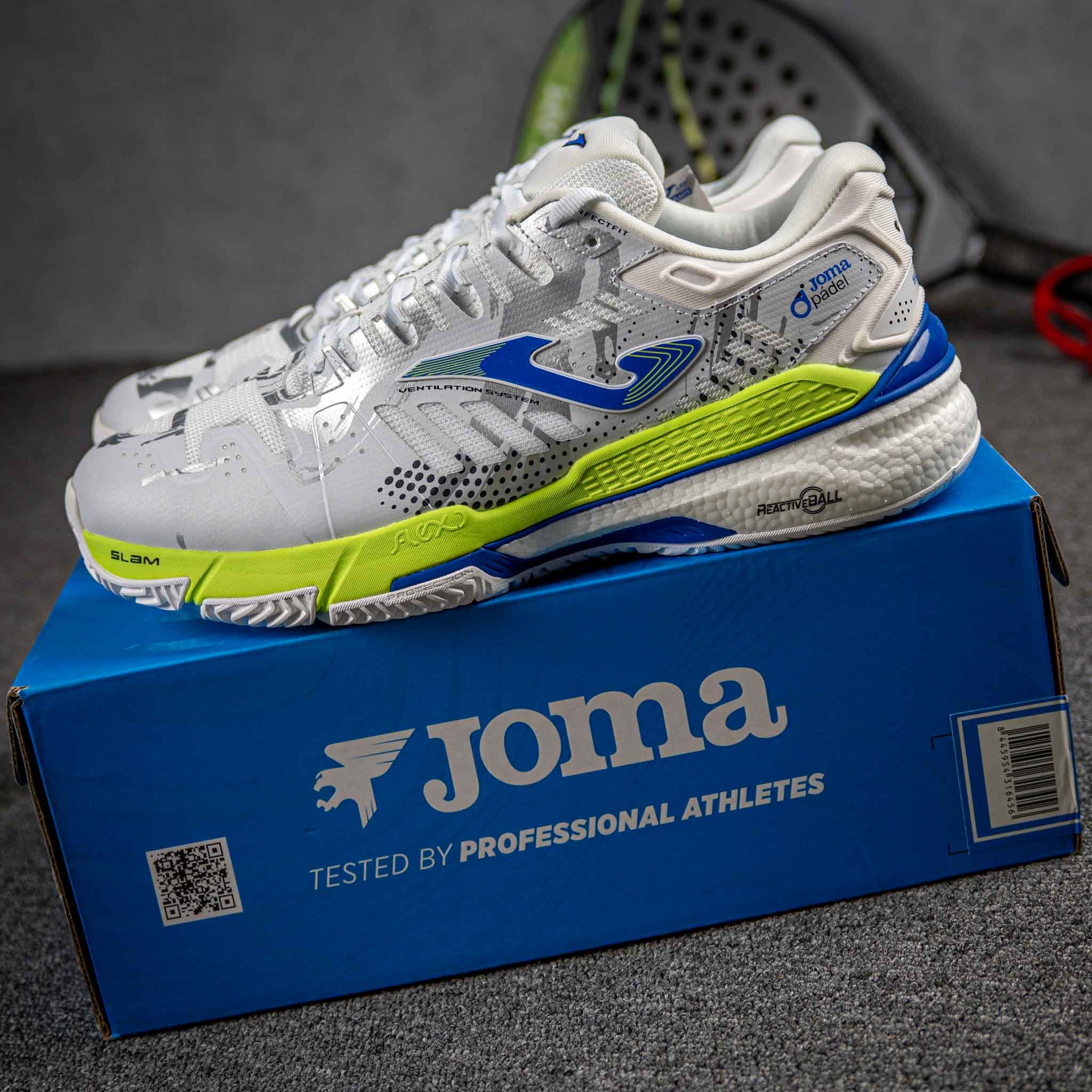 Slam 24 Clay Blanco Amarillo Flúor