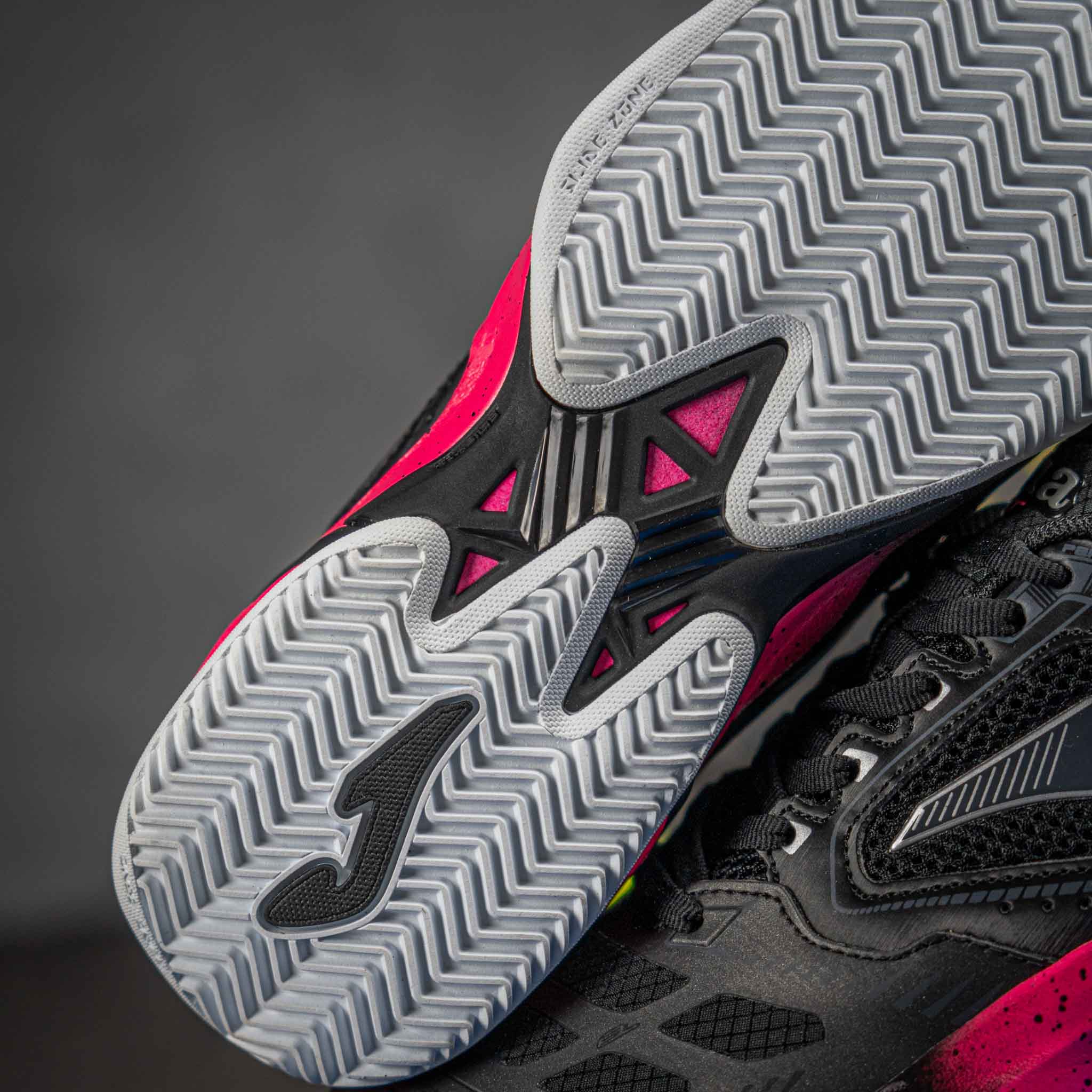 Set Mujer Negro Fucsia