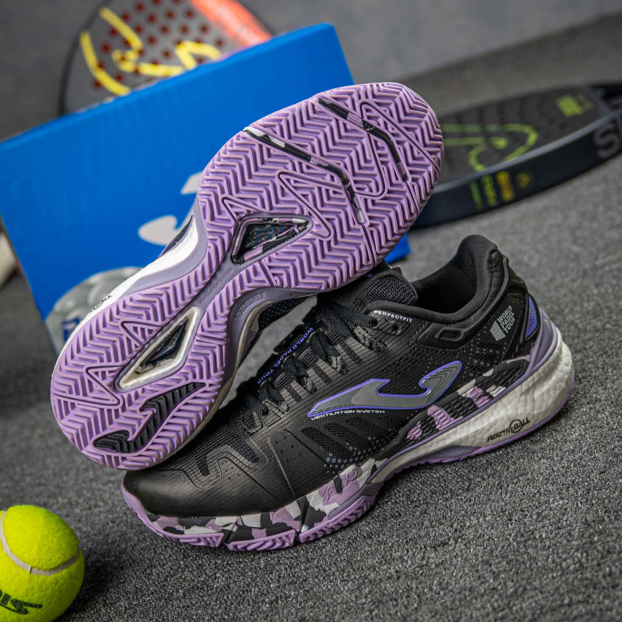 T.SLAM 23 Clay Negro Morado