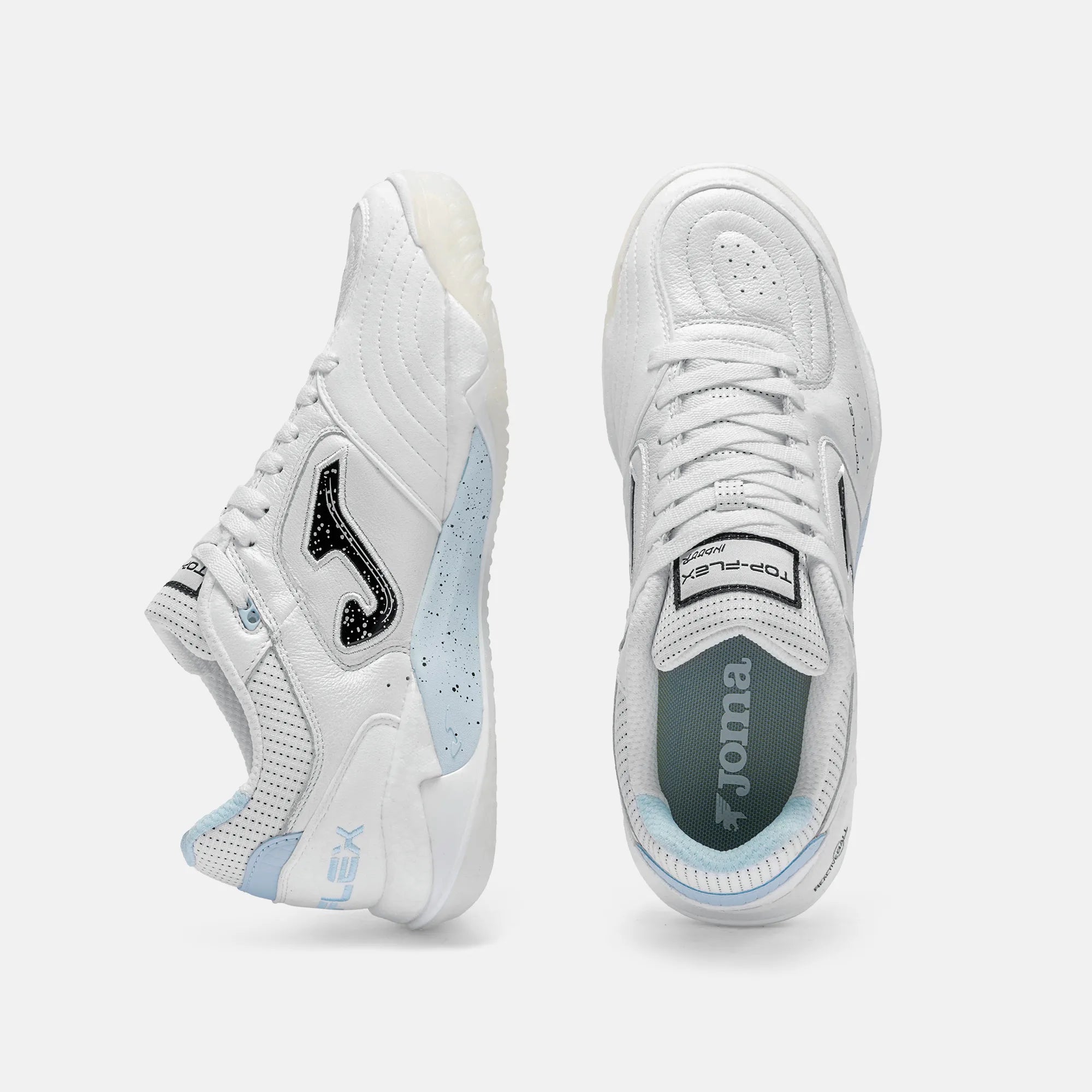 Top Flex Plus Blanco Azul