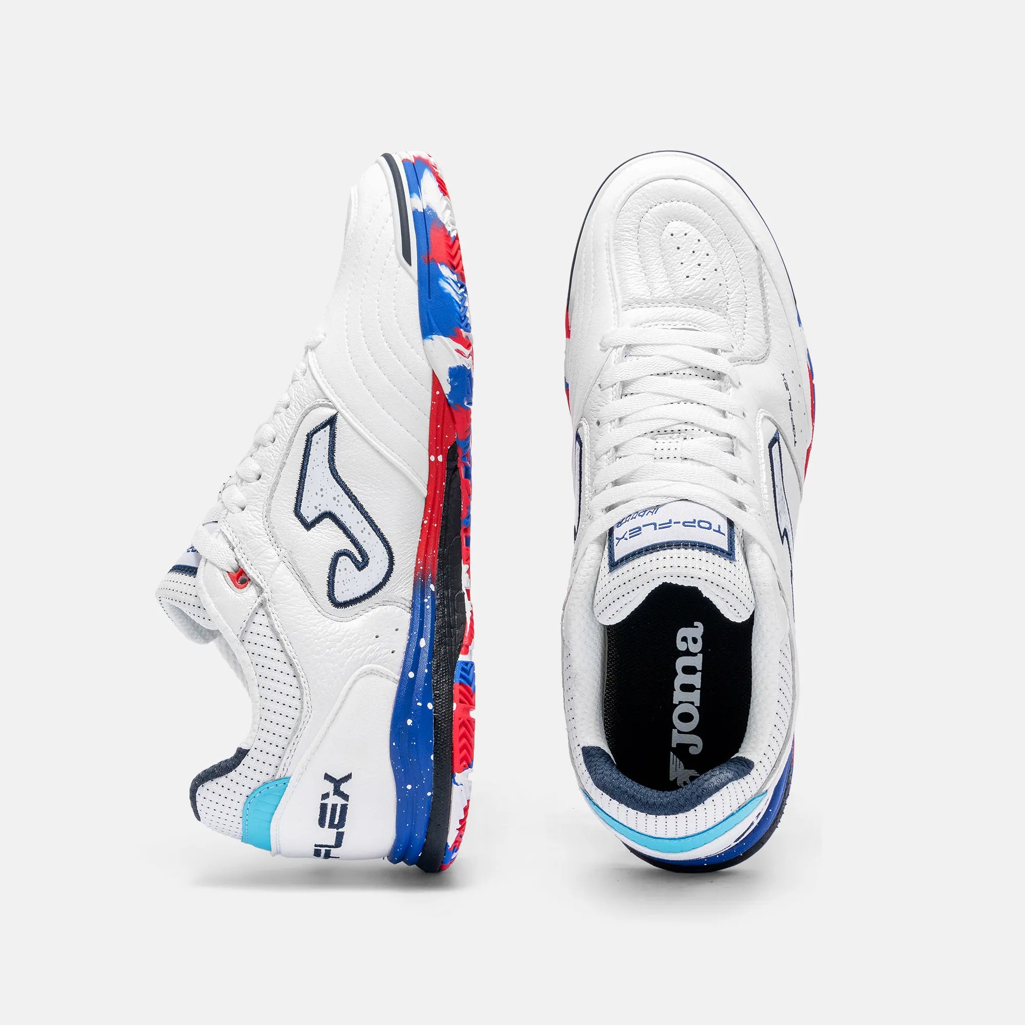 Top Flex Rebound Blanco Azul