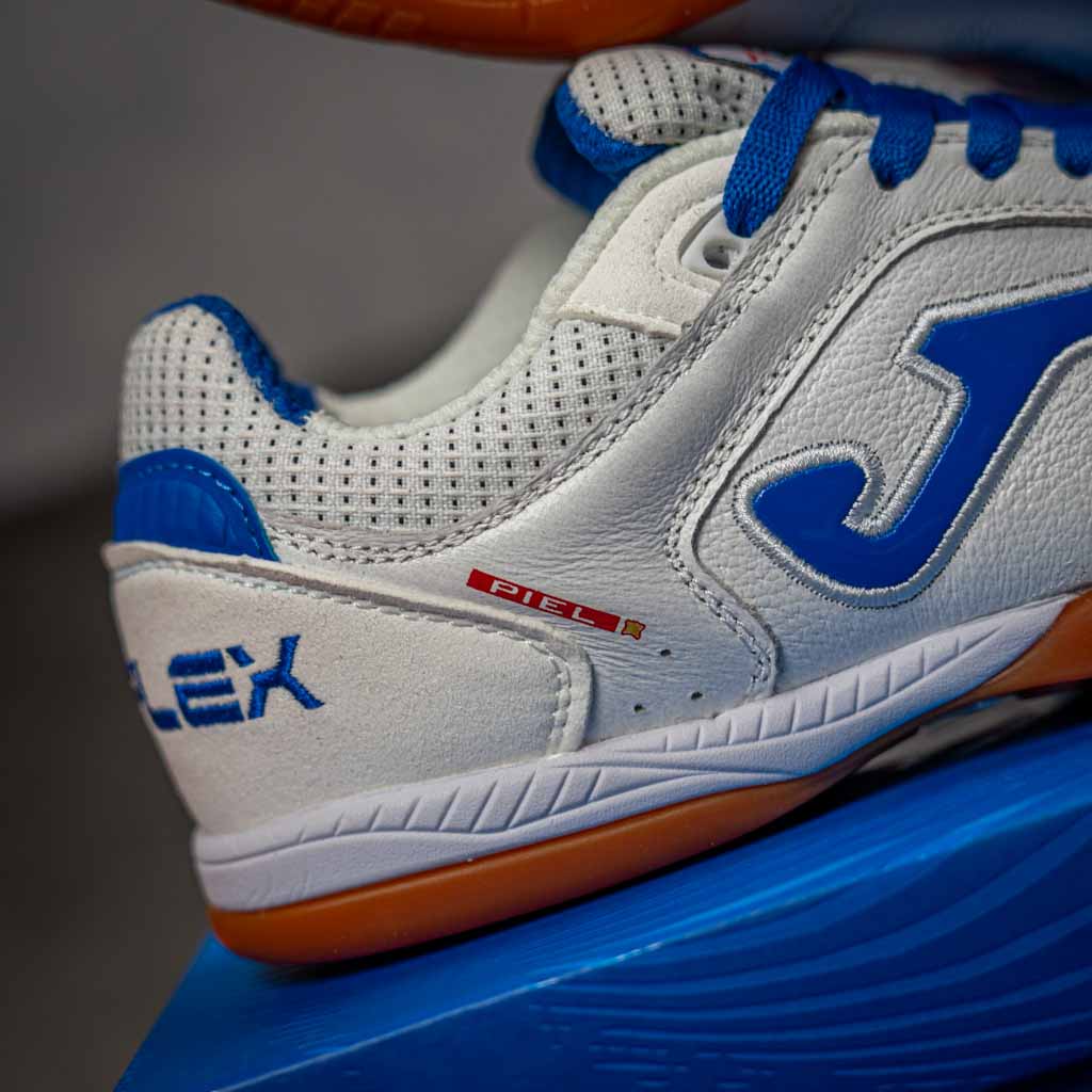 Top Flex Blanco Azul