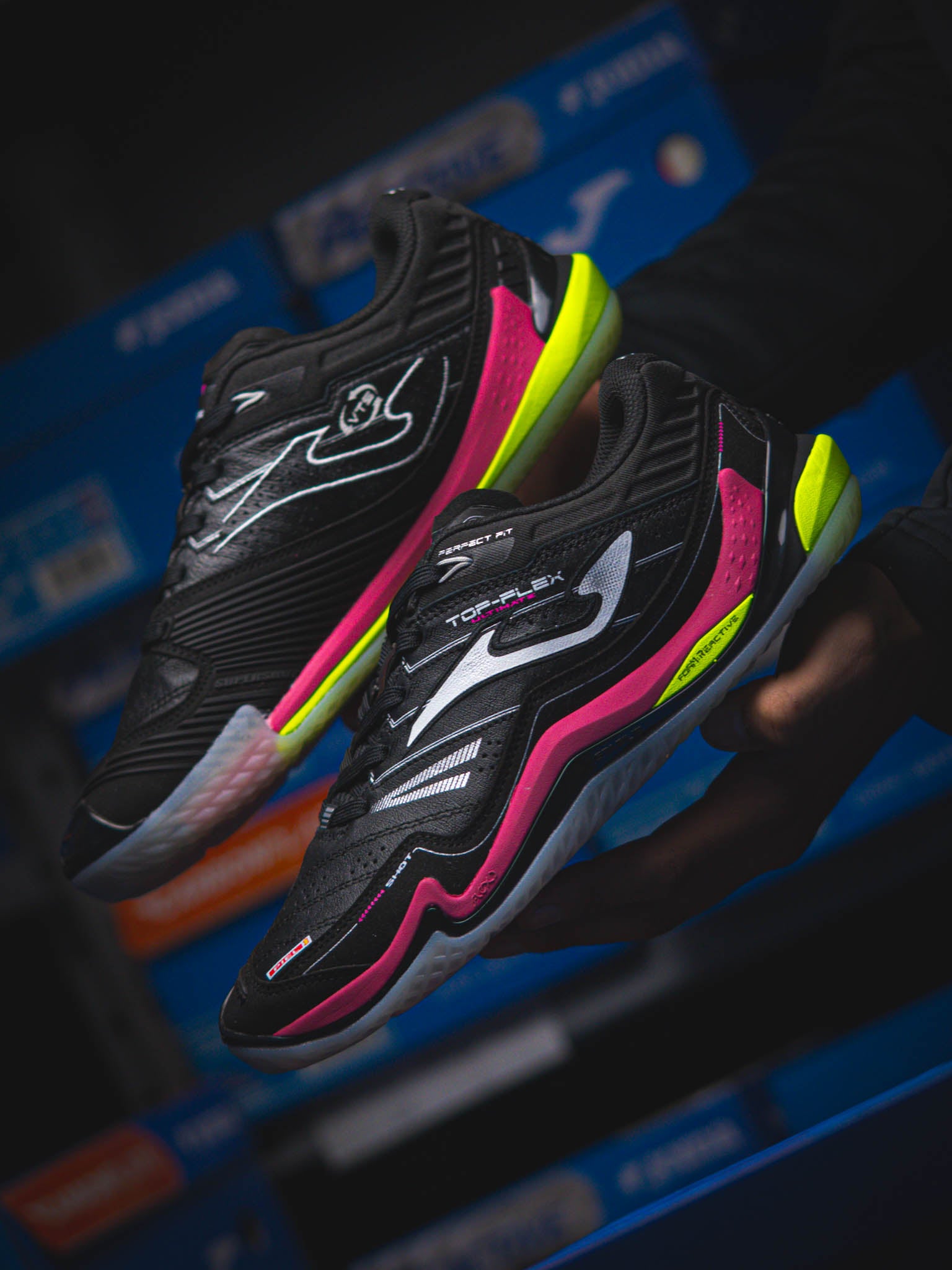 Top Flex Ultimate Negro Fucsia