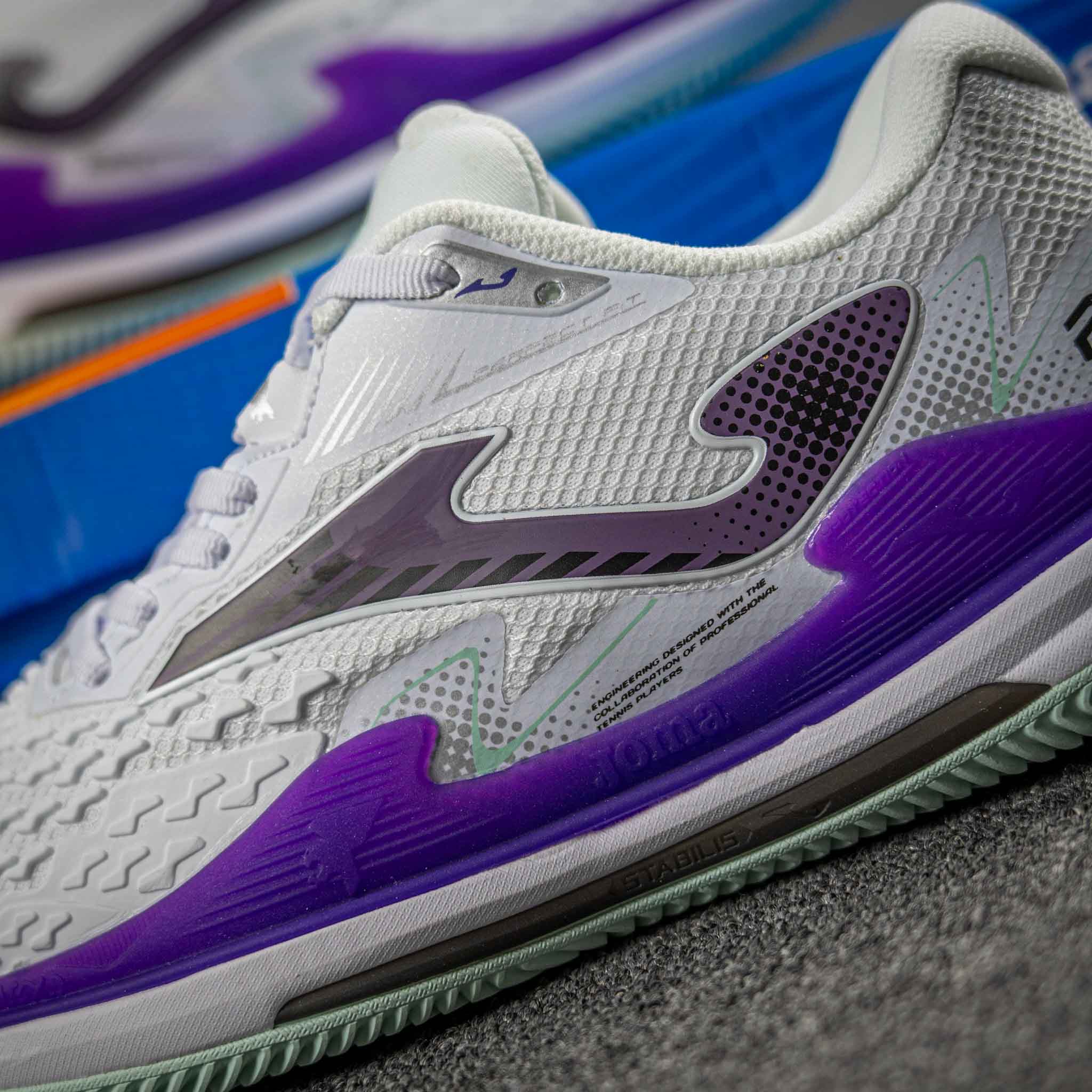 Ace LMujer Blanco Morado