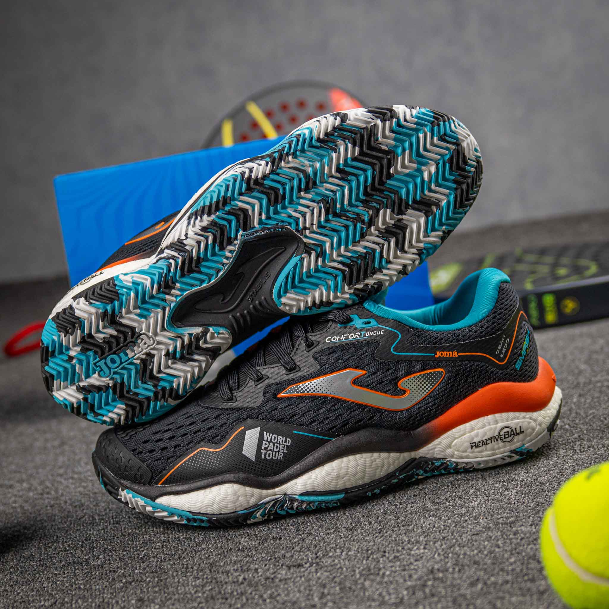 SMASH 23 Clay Negro Turquesa